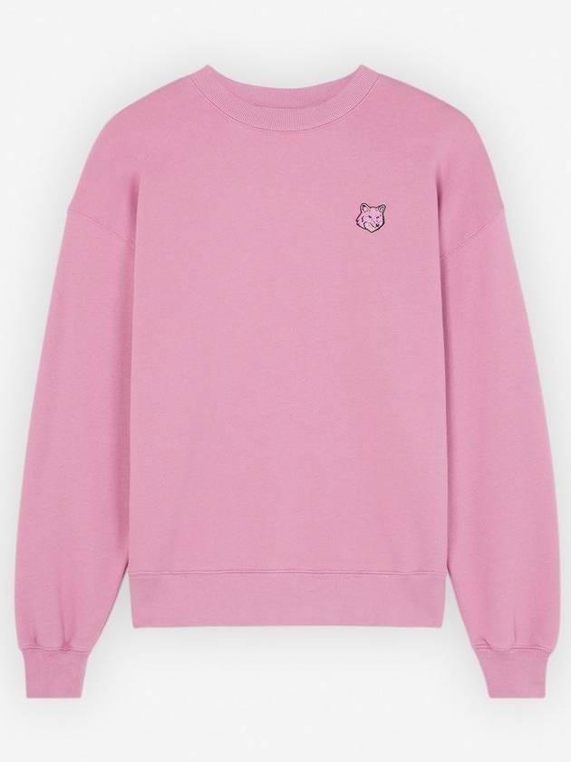 Bold Fox Head Patch Comfort Sweatshirt Pink - MAISON KITSUNE - BALAAN 2