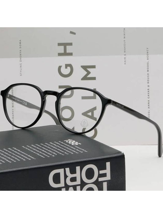 Glasses Frame ML5144 001 Men Women Light Thin Horn Frame - MONCLER - BALAAN 2