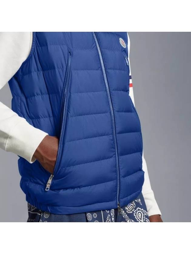 Albyt Padded Down Vest Blue - MONCLER - BALAAN 6