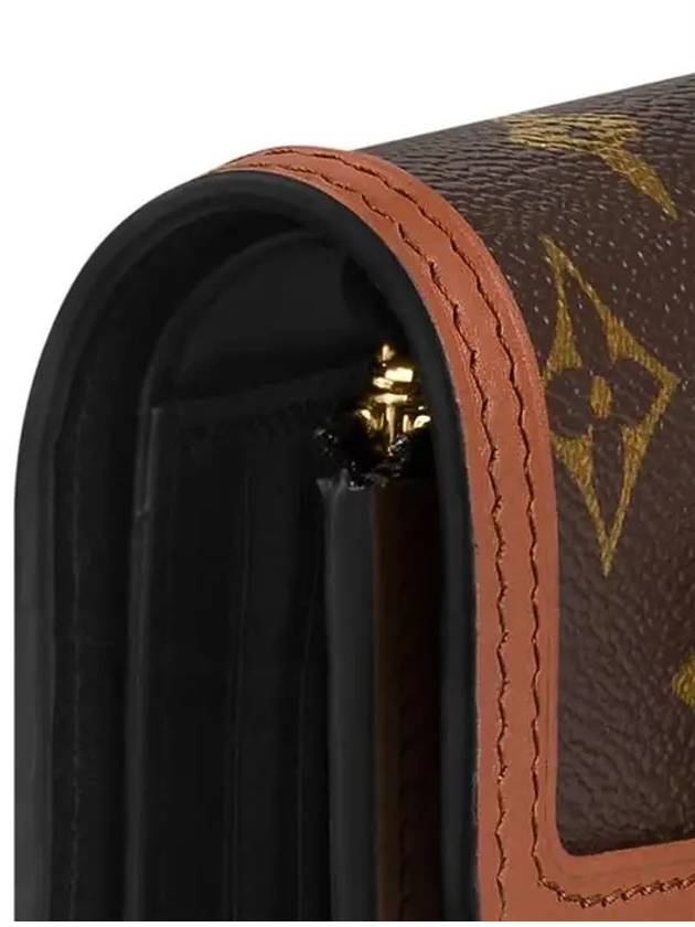 Monogram Dauphine Compact Half Wallet Brown - LOUIS VUITTON - BALAAN 3