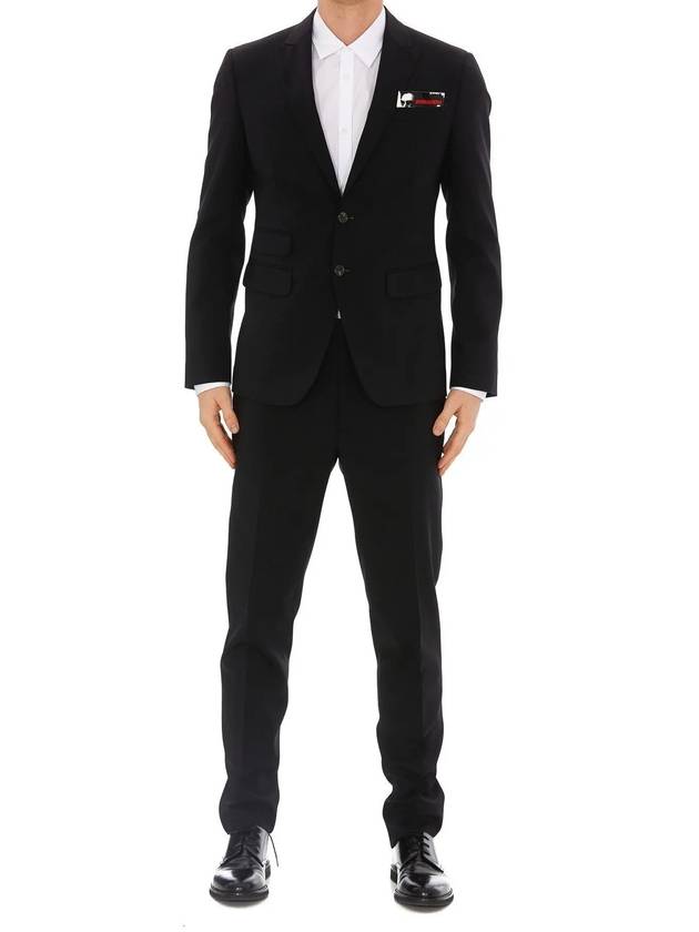 Two-Piece Tailored Suit Suit Black - DSQUARED2 - BALAAN 3