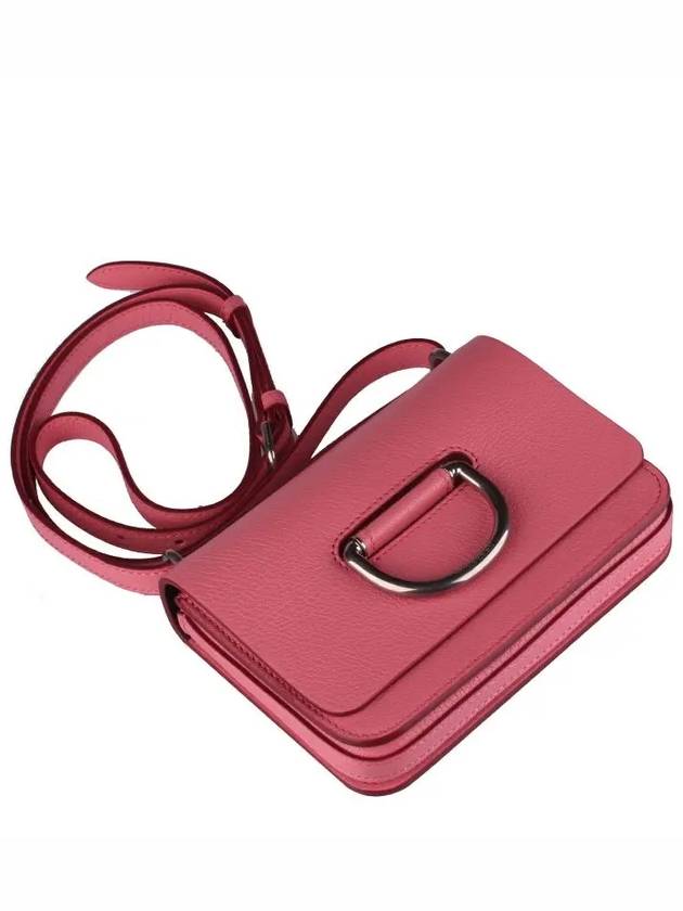 leather D-ring mini cross bag pink - BURBERRY - BALAAN.