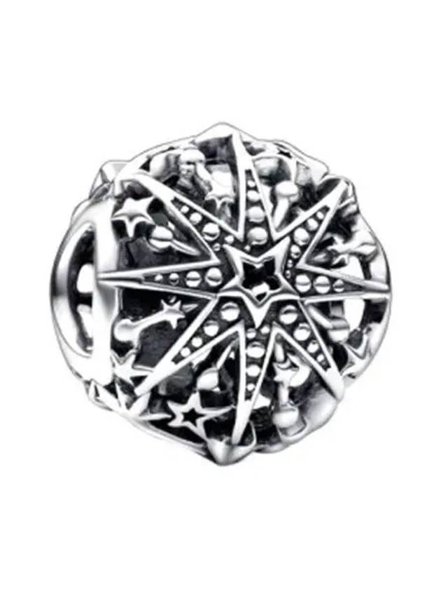 Celestial Snowflake Bracelet Charm Silver - PANDORA - BALAAN 2