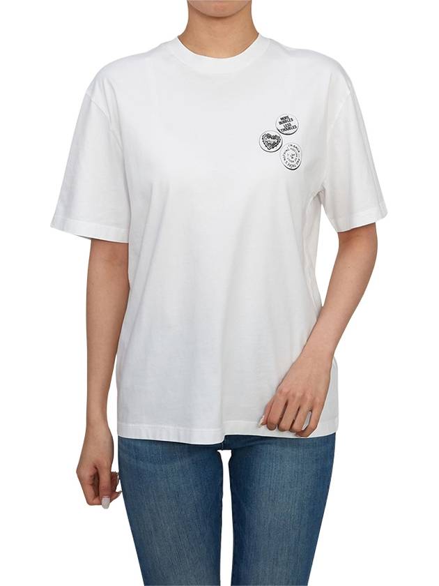 Pin Short Sleeve T-Shirt White - CARHARTT WIP - BALAAN 5