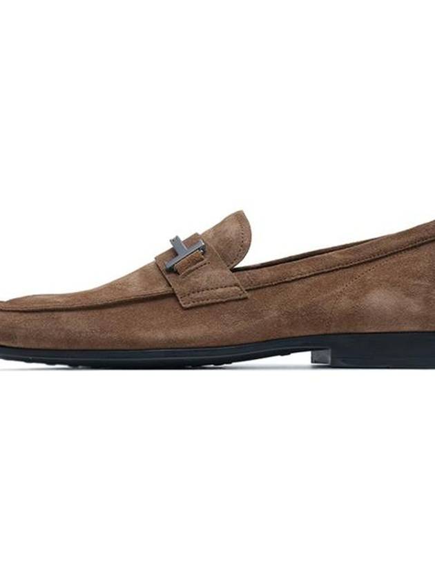 Men's Suede Loafers Brown - TOD'S - BALAAN 4