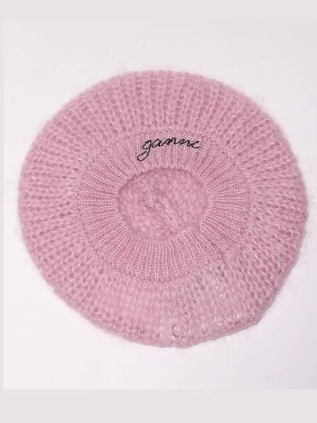 Mohair Beret Pink - GANNI - BALAAN 3