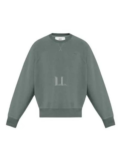 De Coeur Crew Neck Sweatshirt Green - AMI - BALAAN 2