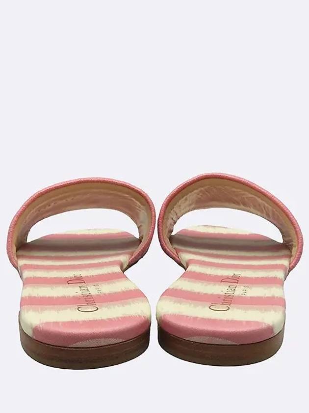 KCQ209IKE Dway Pink Oblique Mule Sandals 230MM - DIOR - BALAAN 6