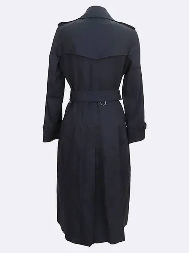 Smith Market Navy Color Coat Women s Clothing - BURBERRY - BALAAN 3