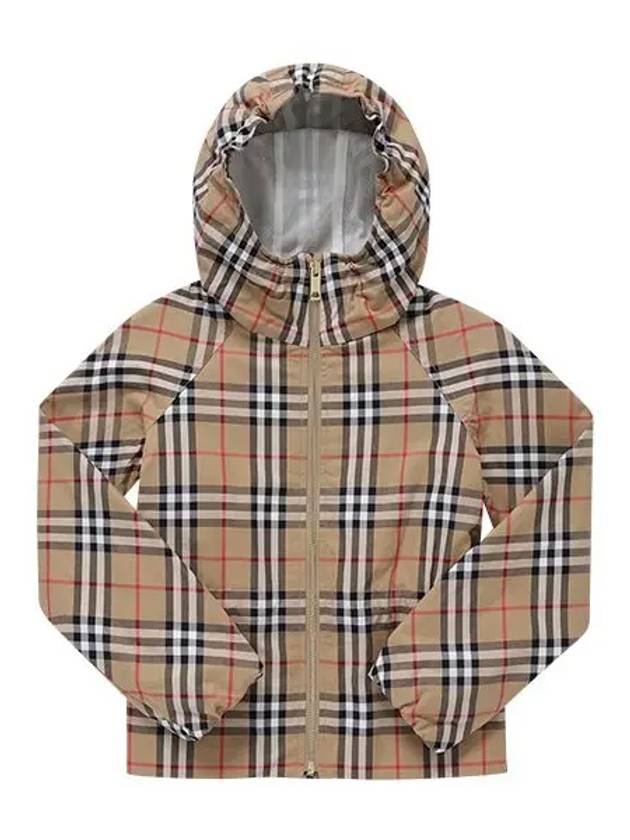 8061736 A7028 Junior Vintage Check Cotton Hooded Jacket - BURBERRY - BALAAN 2