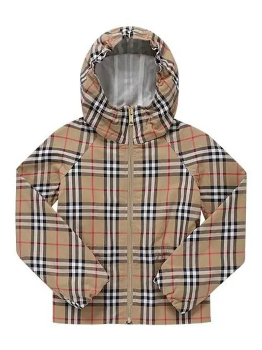 8061736 A7028 Junior Vintage Check Cotton Hooded Jacket - BURBERRY - BALAAN 2