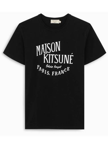 Palais Royal Classic Short Sleeve T-Shirt Black - MAISON KITSUNE - BALAAN 1