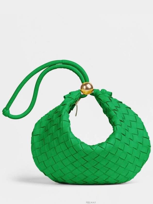 Lux You Green medium turn pouch shoulder bag 701024 - BOTTEGA VENETA - BALAAN 8