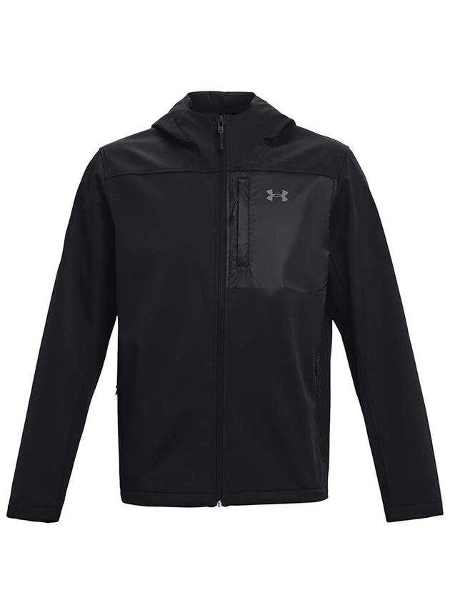 Men's Cold Gear Infrared Shield 2.0 Hooded Jacket Black - UNDER ARMOUR - BALAAN 2