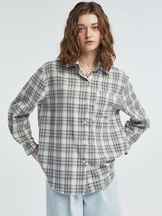 Summer Check Shirt Black - MANAVIS7 - BALAAN 1