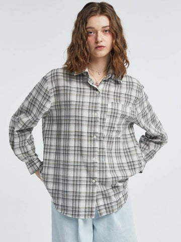 Summer Check Shirt Black - MANAVIS7 - BALAAN 1