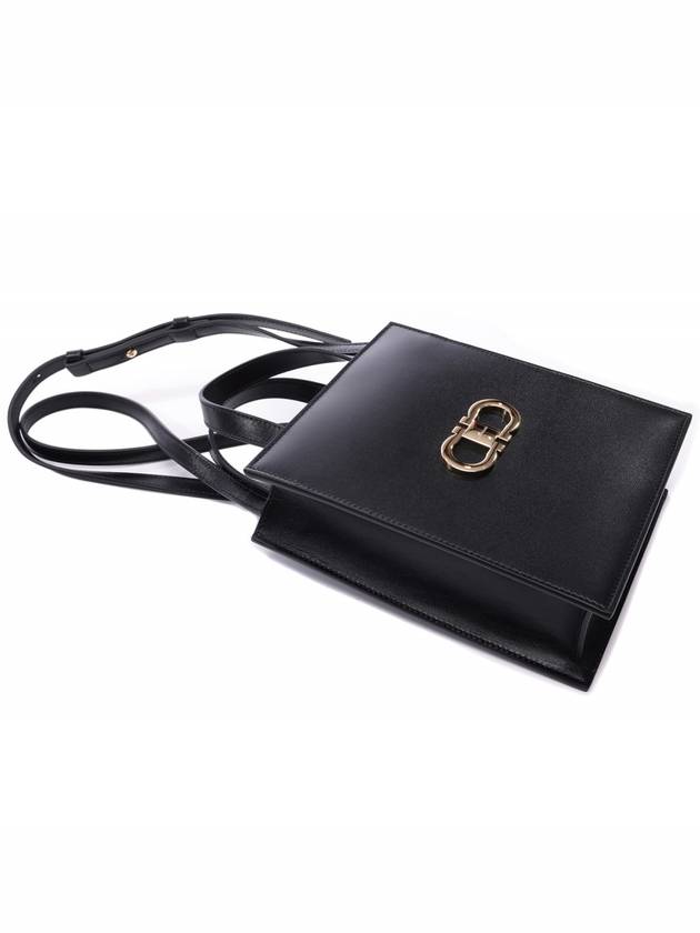 Mini Tote Bag Black - SALVATORE FERRAGAMO - BALAAN 6