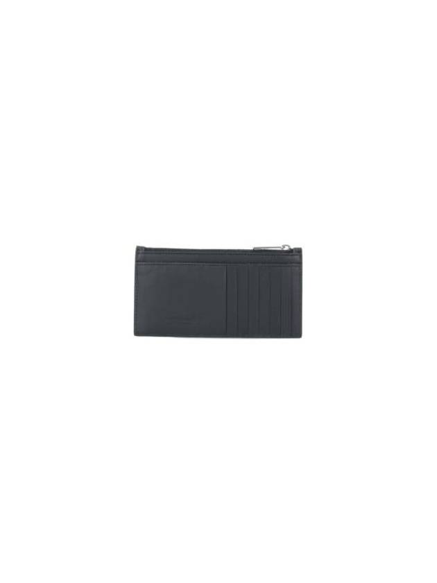 Intrecciato Zipper Card Wallet Black - BOTTEGA VENETA - BALAAN 3