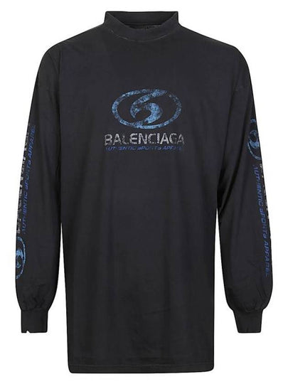 Surfer Long Sleeve T-Shirt Grey - BALENCIAGA - BALAAN 2