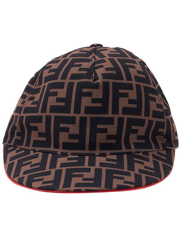 Fendirama Fabric Ball Cap Brown - FENDI - BALAAN.