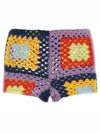 Women's Cotton Crochet Mini Shorts - MARNI - BALAAN 2