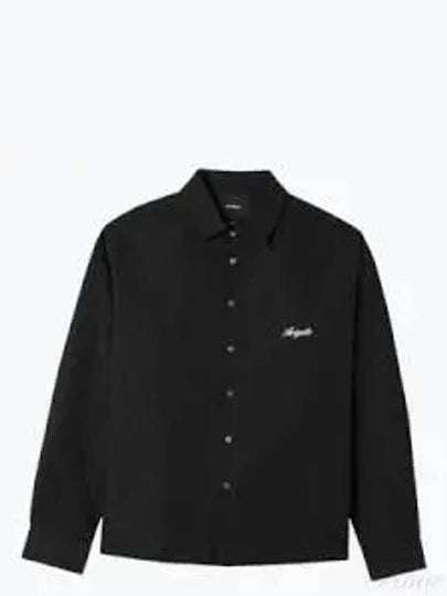 Flow Logo Print Long Sleeve Shirt Black - AXEL ARIGATO - BALAAN 2