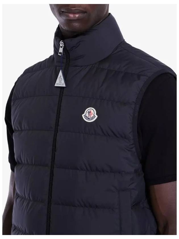 Men s CONTRIN short down padded vest black 1A0007654A81 - MONCLER - BALAAN 3