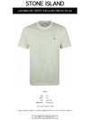 Logo Patch Chest Short Sleeve T-Shirt Mint - STONE ISLAND - BALAAN 3