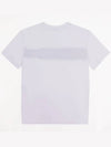 Round neck white short sleeve t-shirt STEE123 - IKALOOOK - BALAAN 2