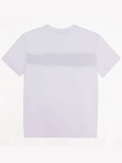 Round neck white short sleeve t-shirt STEE123 - IKALOOOK - BALAAN 2