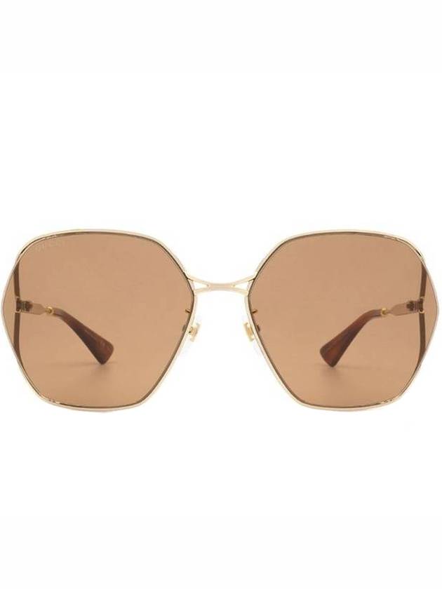 Eyewear Square Sunglasses Brown - GUCCI - BALAAN.