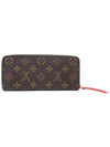 Women s Louis Vuitton M60742 Monogram Canvas Fuchsia Clemence Wallet Long gt Gangbuk used luxury goods - LOUIS VUITTON - BALAAN 5