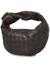 Jodie Intrecciato Small Tote Bag Brown - BOTTEGA VENETA - BALAAN 3