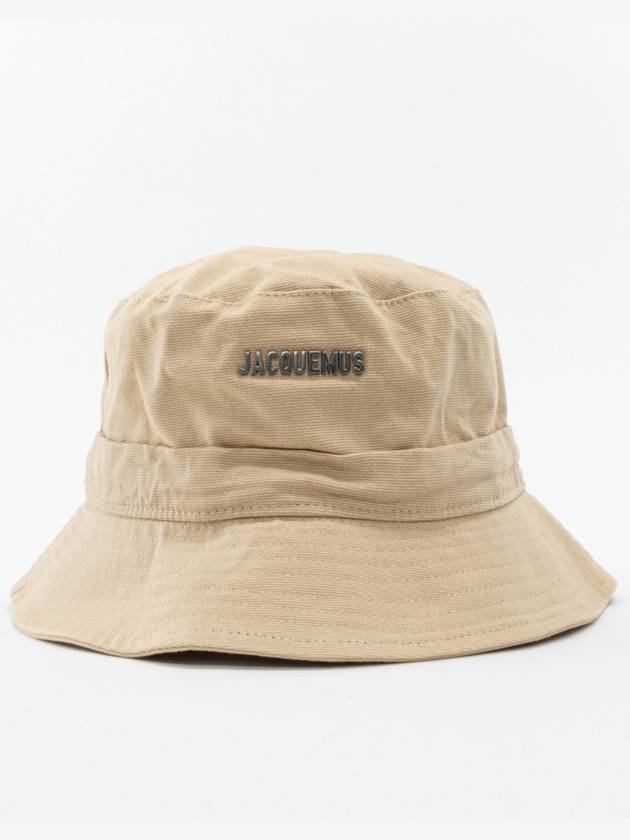 Le Bob Gadjo Canvas Bucket Hat Beige - JACQUEMUS - BALAAN 2