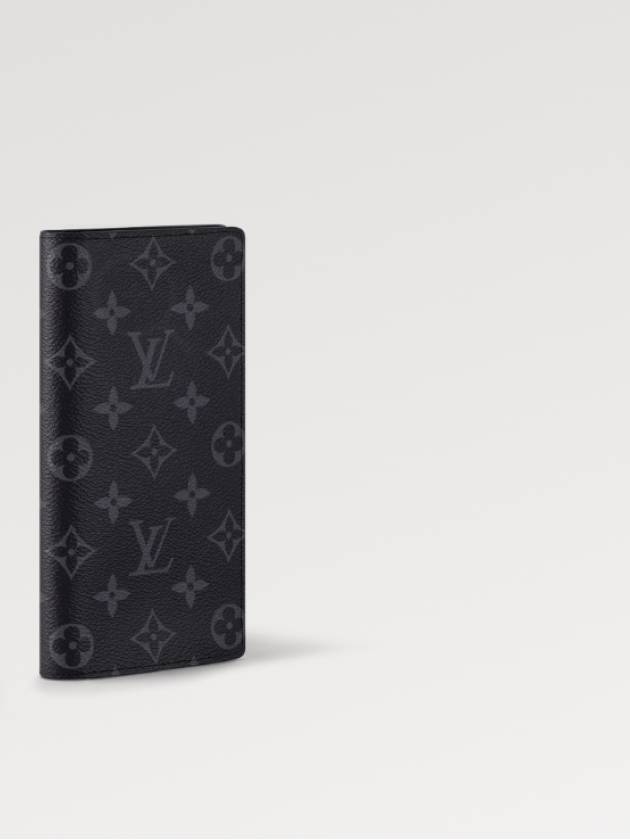 Brazza Monogram Long Wallet Black - LOUIS VUITTON - BALAAN 2