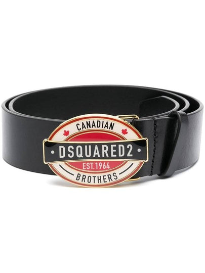 leather belt black - DSQUARED2 - BALAAN 2