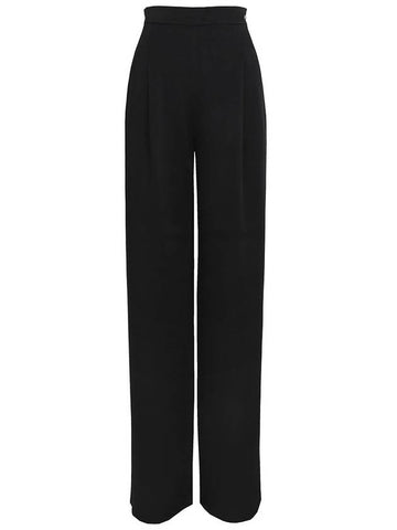 Black PALLIDA Straight Pants PALLIDA 015 - MAX MARA - BALAAN 1