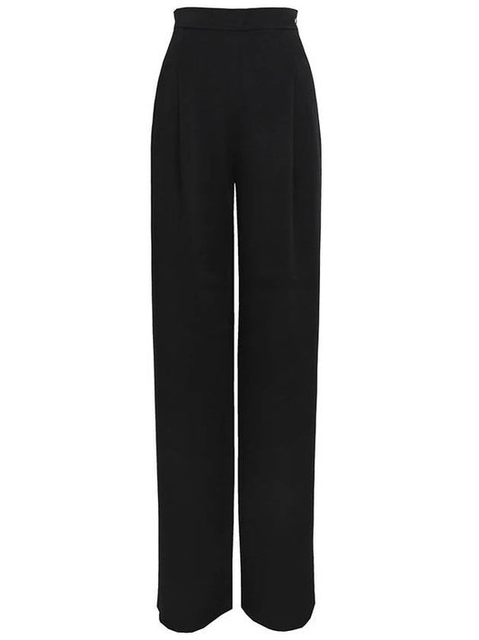 Black PALLIDA Straight Pants PALLIDA 015 - MAX MARA - BALAAN 1