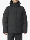 Wyndham Logo Patch Padding Black - CANADA GOOSE - BALAAN 2