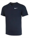 Victory Court Dri Fit Short Sleeve T-shirt Navy - NIKE - BALAAN 2