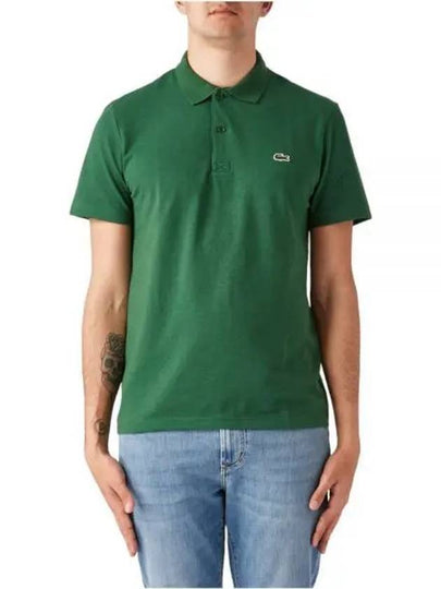 Men's Regular Fit Logo Short Sleeve Polo Shirt Green - LACOSTE - BALAAN 2