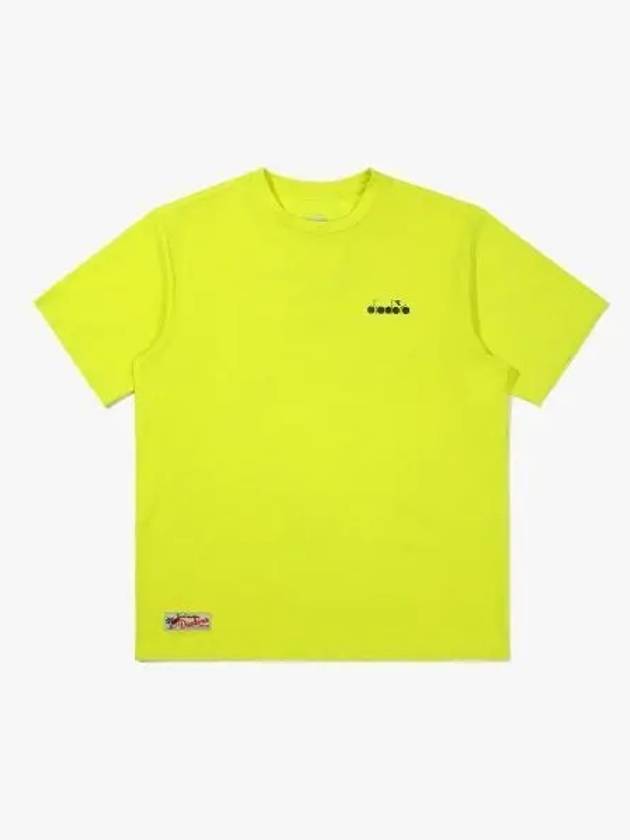 Diadora tennis pool short sleeve t shirt LIME - DIADORA - BALAAN 1