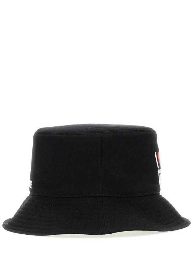 logo bucket hat black - VERSACE - BALAAN 4