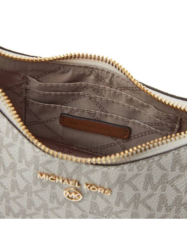 Jet Set Charm Logo Small Shoulder Bag Vanilla - MICHAEL KORS - BALAAN 11