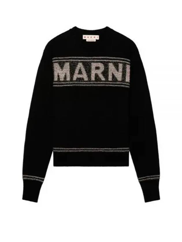 Fisherman Logo Knit Top Black - MARNI - BALAAN 2