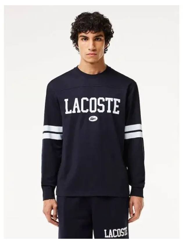 Men s Lettering Tipping Match Long Sleeve T Shirt TH7609 54G G45 Domestic Product GQ2N24013021166 - LACOSTE - BALAAN 1