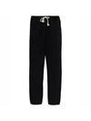 Face Logo Jogger Track Pants Black - ACNE STUDIOS - BALAAN 1