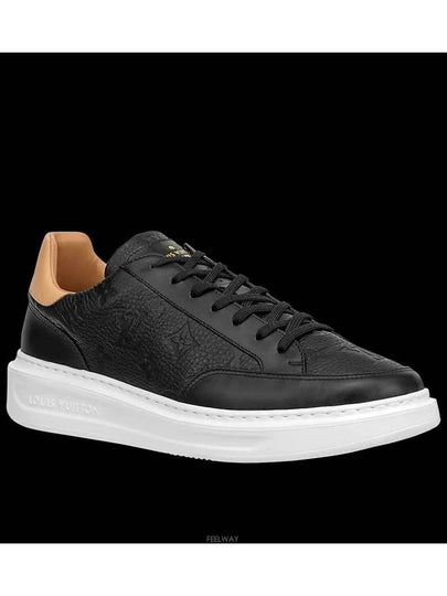 Men's Beverly Hills Low Top Sneakers Black - LOUIS VUITTON - BALAAN 2