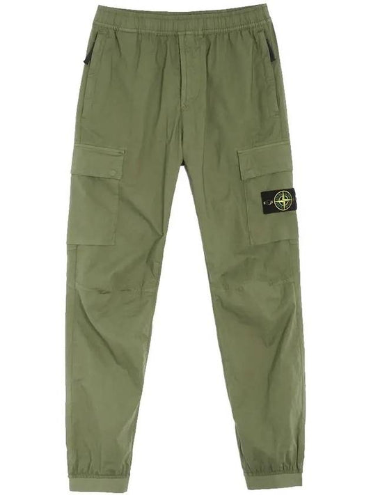 Men's Tella Paracadute Regular Fit Cargo Pants Khaki - STONE ISLAND - BALAAN 2