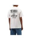 Less Trouble Short Sleeve T-Shirt White - CARHARTT WIP - BALAAN 1